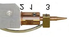 460.2001500 Elektrode (Ø6 mm) mit Ansaugvorrichtung (3) für Kugel-Ø 1,0 mm