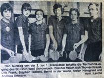 ) - Fertigstellung der Turnhalle Eichendorffschule 1968-1974 1971 - Willi Wißing wird Geschäftsführer der Fußball Abteilung Alfons in