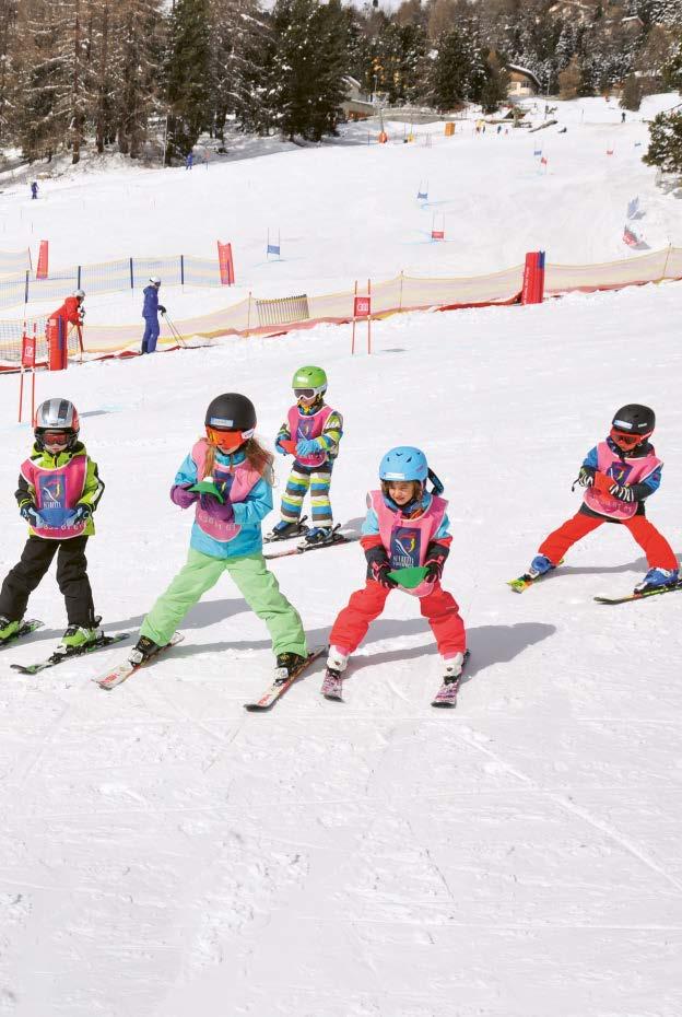Kinderskiklassen / Children's Ski Classes Für Kinder ab 4 Jahren Wochenkarte (5 oder 6 Tage), Sonntag oder Montag bis Freitag Vormittags oder nachmittags Ganzer Tag Mittagessen pro Tag 280.