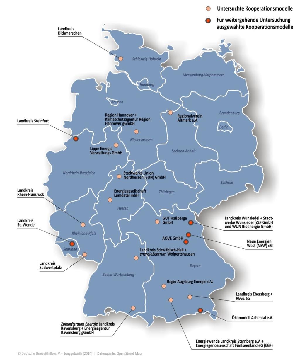 Vorstellung der Kooperationsmodelle 1. Kreis Steinfurt 2. LK St. Wendel 3.