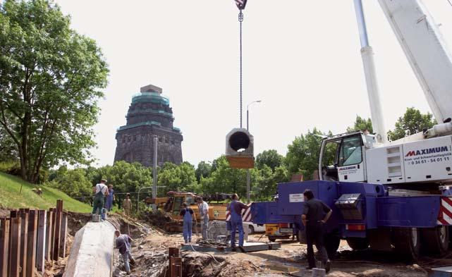 Zur Vorbereitung der Fußball-WM 2006 wurde durch das Tiefbauamt der Stadt in Koordination mit den Ver- und Entsorgungsbetrieben die infrastrukturelle Erneuerung und Sanierung der Prager Straße vom