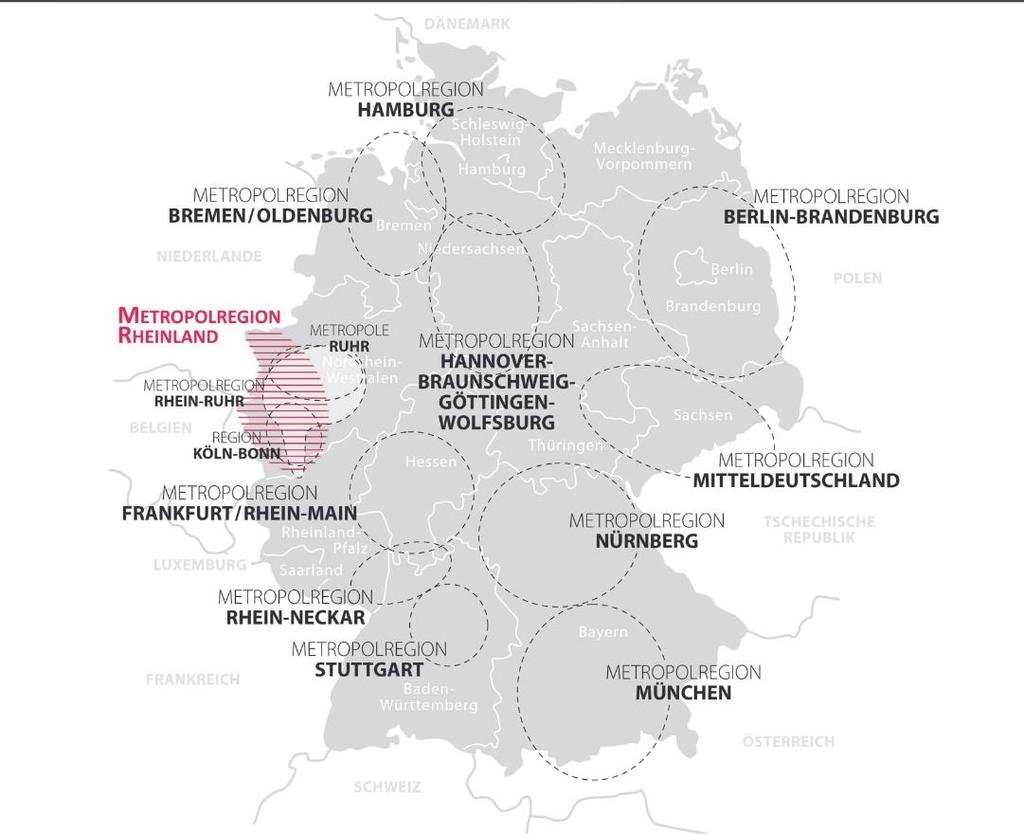 Exkurs: Metropolregion Rheinland Quelle: