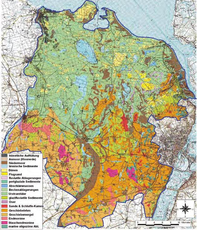 verfügbarer GeODin-Daten vorhanden sind. Als funktionstüchtig sind im deutschen Teil 124, im polnischen Teil 25 Grundwassermessstellen bekannt.