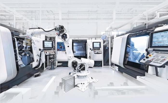 Automatisierung  Zukünftige Produktion mit - hoher