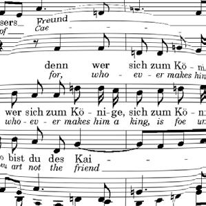 Klavierauszüge XL Mit den Klavierauszügen XL bieten wir wichtige Werke der Chormusik auch im lesefreundlichen Großdruck an.