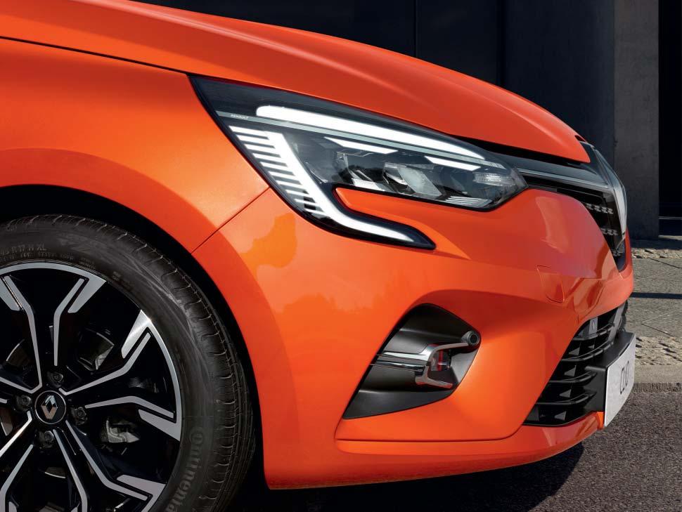 geschwungenen Flanken ist der Neue Renault CLIO noch ausdrucksstärker