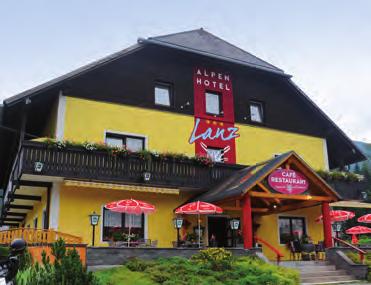 Das 1981 eröffnete Alpenhotel Lanz