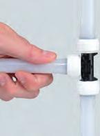 Hygiene-Logik PE-Xa Installation Abwasserrohrsystem Trinkwasser