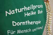 Naturheilpraxis Heike Bahr Heilpraktikerin Dorntherapeutin seit 1997 sanfte Wirbeltherapie nach Dorn Breuß