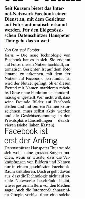 Facebook-Gefahr, Die