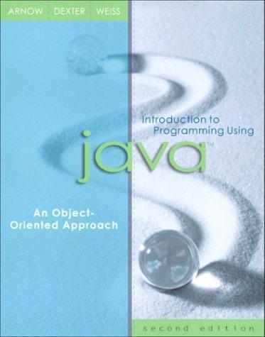 Buch zur Vorlesung Introduction to Programming Using Java: An Object- Oriented Approach, 2.