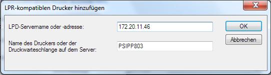 PSIPP803. Confirm with OK.