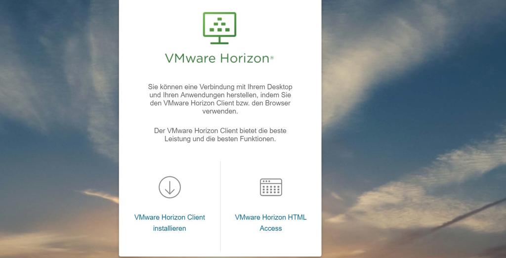 1.2 Installation VMware Horizon Client 1.