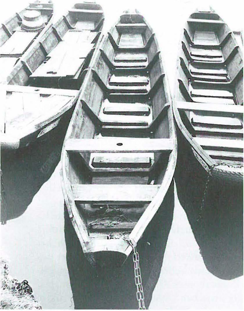 n Schnös in Knetzgau gebaute Boot ist mit einem Längen-Breiten-Verhältnis von 6:1 deutlich völliger als der Schelch der Würzburger Fischerzunft (vgl. Abb. 1). heim.