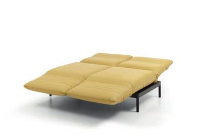 Schlafen mit wenigen Handgriffen bringen Sie dieses Sofa in