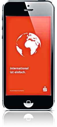 Smarte App für weltweite Geschäfte International ist einfach -mit der neuen App S-Weltweit für Firmenkunden Nehmen Sie mit der