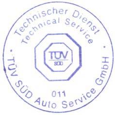 TÜV SÜD Auto Service GmbH Westendstraße 199 D-80686 München Teilegutachten Nr. Hersteller: Typ: 18-00182-CP-BWG-00 Jumbo-Fischer GmbH & Co. KG D 32257 Bünde Truckzubehör Seite 4 von 4 VII.