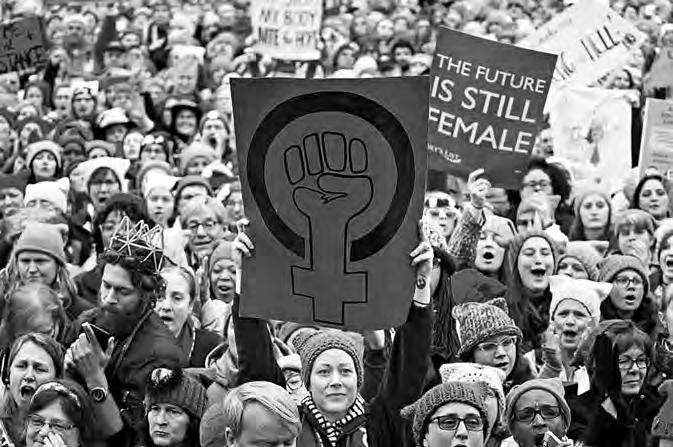 >>> Seite 10 Weltspiegel Feminismus als Motor einer globalen Bewegung Der Women's March gegen Donald Trump markiert den Beginn einer neuen solidarischen Bewegung von Frauen und Männern weltweit.