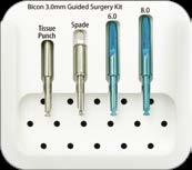 GUIDED SURGICAL KITS GUIDED SURGERY REAMERS GUIDED SURGERY KOMPONENTEN Guided Einbringer Ø3.0 6.0 Ø3.0 8.