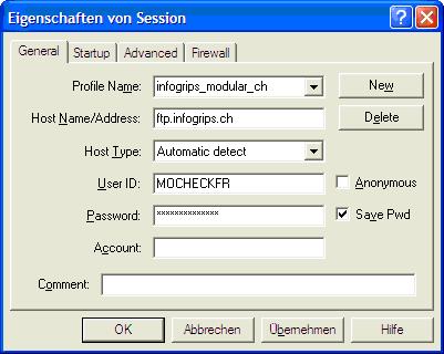 Page 2 de 7 3. Zugang zu MOCHECKFR Der Zugang kann via Ihren Internet-Explorer erfolgen: http://www.infogrips.ch/checkservice_login.