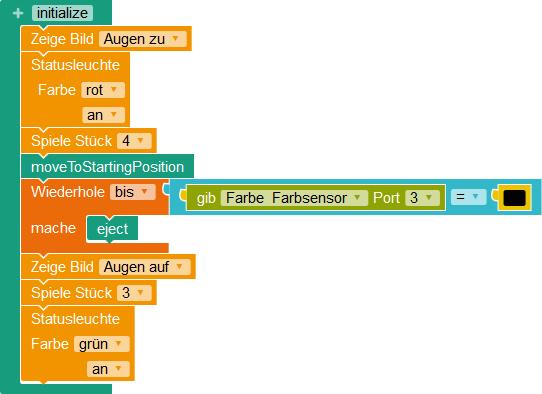 Colorsorter 10 Initialisierung Die Funktion»initialize«in Abbildung 7 dient dazu, bei jedem Programmstart gleiche