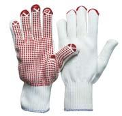 Baumwoll-Handschuhe Baumwoll-Jersey, schwere Ausführung, innen strichgeflauscht.