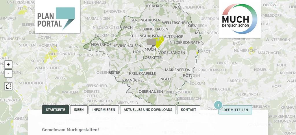 www.plan-portal.de/fnp-much Plan: Leaflet Mapbox OpenStreetMap contributors + Online-Beteiligung zur Auftaktveranstaltung vom 27.11.