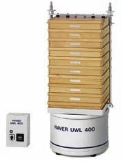 HAVER Analysensiebmaschine UWL 400 für die Trocken- oder Nassabsiebung Trockenabsiebung UWL 400 T Spannsystem Classic Artikelnr. EURO 230 Volt, 50 Hertz 550404 5.