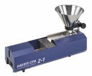Photooptische Partikelanalysegeräte HAVER CPA zur Korngrößen- und Konformanalyse von Schüttgütern HAVER CPA Laborgeräte HAVER CPA 2-1 für Messbereich von 34 µm bis 25 mm Artikelnr.