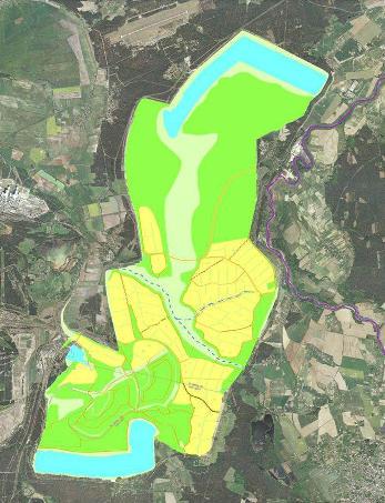 Renaturierungsflächen im Tagebau Jänschwalde Vorgaben aus dem Braunkohlenplan 1.