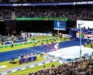 100 Zuschauer davon 1 500 Genossenschaftsmitglieder feierten die Leichtathleten in der Berliner Mercedes-Benz Arena.