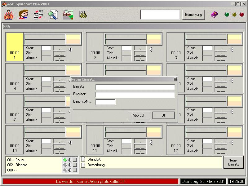 2 D E R S T A R T Die Installation: Das Programm ASK-PNA kann unter den Beriebssystemen Windows 95 / 98 sowie unter Windows NT / 2000 eingesetzt werden.