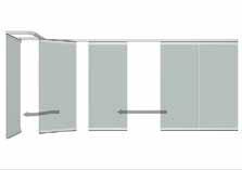 Horizontal-Schiebe-Wand-Systeme // Horizontal Sliding Wall Systems Große Gebäudeöffnungen und breite Ladeneingänge können mit Horizontal-Schiebe-Wand-Systemen von SUNFLEX über die gesamte Fläche