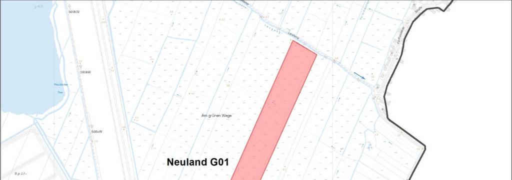 Neuland G01 Abbildung 8: Monitoringfläche Neuland G01 im Bezirk. Hintergrund: DK5, Landesbetrieb für Geoinformation und Vermessung (LGV), Hamburg.