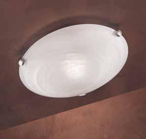 FRANCE Design: Sforzin Illuminazione Plafoniere, sospensioni ed applique di vetro centrifugato, bianco alabastro