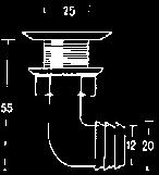 ABS, verchromt, Gewinde: I-Ø: 1, mm, A-Ø: 0,3 mm, H39, x B1,9 x T7,, 30 g Duschstange Brausenaufnahme in der Höhe durch Knopfdruck und in der Neigung verstellba