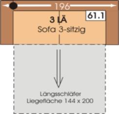 4 3 LÄEL 150 95 95 nur in Verbindung mit Rundecken möglich Zubehör 62 o 58 45 58 ocker 63