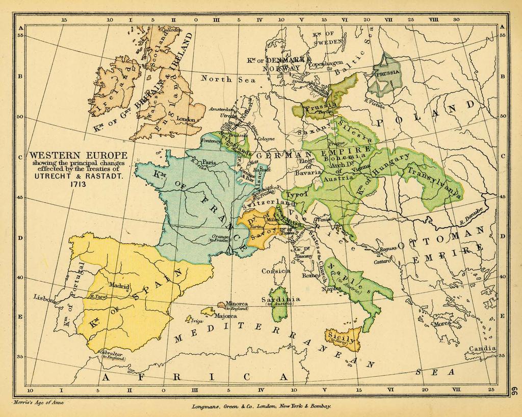 Das europäische Gleichgewicht Der Friede von Utrecht 1713 führt das Gleichgewichtsprinzip völkerrechtlich ein.