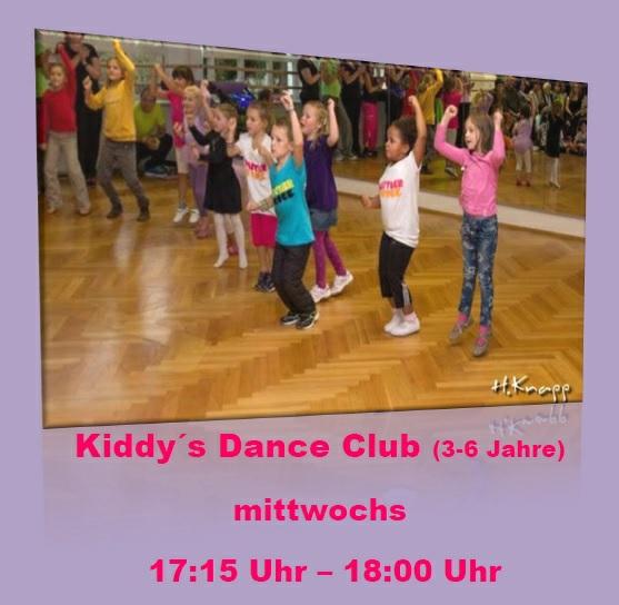 KIDDY s DANCE CLUB Ab Januar kann unsere bisherige Trainerin Jacqueline den Kiddy s Dance Club Kurs, aus persönlichen Gründen, nicht mehr unterrichten.