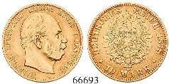 67259 66693 10 Mark 1874, A. Gold.