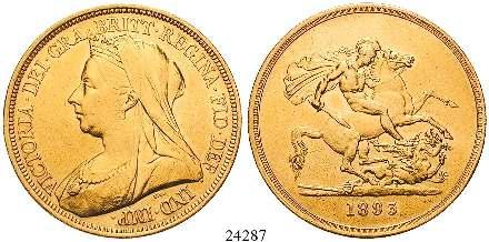 ss-vz/vz 340,- George V., 1910-1936 Sovereign 1911. Gold.