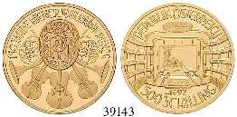 800 Jahre Münze Wien, Bi-Metall. Gold.
