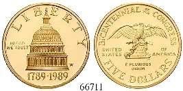 vz 275,- 66711 AG16167 5 Dollars 1989, W.