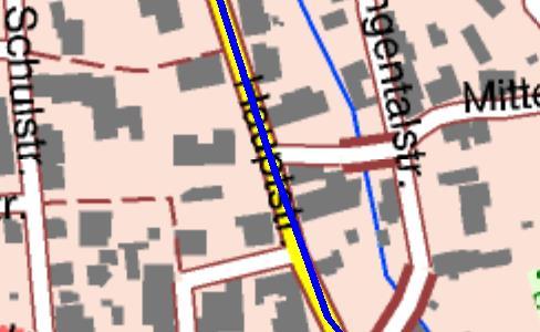 Detailkarten: IST-Zustand: Straßenname: Hauptstraße Straßenname 2: - Klassifizierung: Beschreibung des