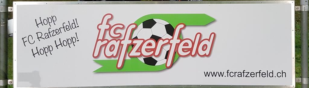 8.6. Bandensponsor (verschiedene Partner) hat das Recht, Werbung mit dem Wortlaut Bandensponsor des FC Rafzerfeld in eigener Sache zu betreiben Logo auf den folgenden vom FC Rafzerfeld
