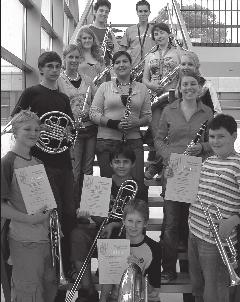 l.n.r.) gewinnen mit hervorragendem Erfolg den 1. Preis beim 42. Bundeswettbewerb Jugend musiziert in Nürnberg 12.5.