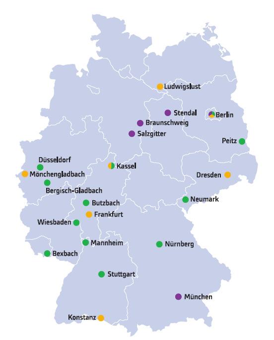 Standorte von Alstom in Deutschland Alstom in Deutschland 9.000 Beschäftigte an 23 Standorten Power 4.600 Beschäftigte an 12 Standorten Transport 2.800 Beschäftigte an 5 Standorten Grid 1.