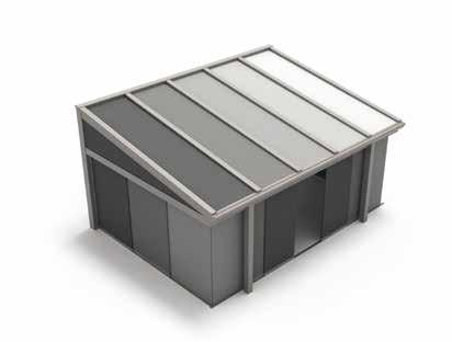 Vorteile Designüberdachung für Terrassen mit verschiebbaren Glasmodulen aus sehr hochwertigem und starkem Sicherheitsglas 10 mm Dach aus wartungsfreier Polycarbonat-Stegplatte 25 mm Für den Bau