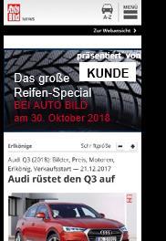 Alle Neuheiten und der Messe in de Beim großen Reifen-Special auf der Homepage von AUTO BILD (stationär & mobil) gibt die Redaktion Tipps zum