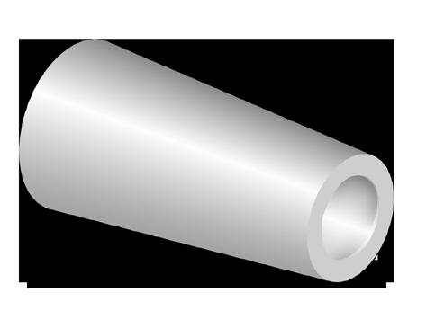 Stahl-Kunststoffkonus. For sealing of cone holes of the steel-plastic cone.
